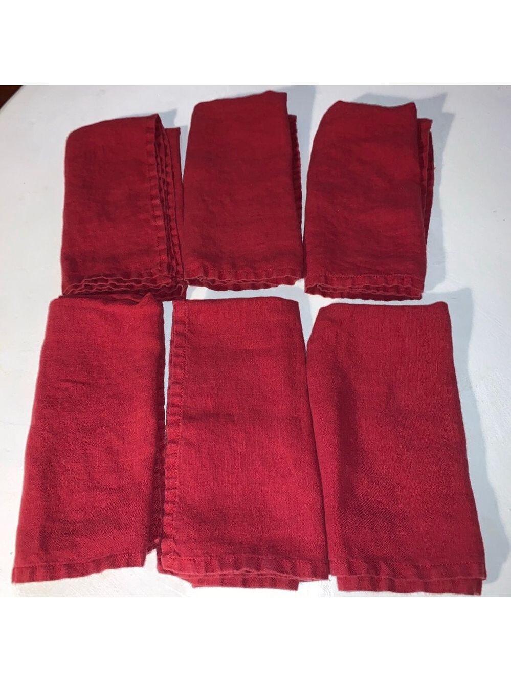 Unbranded Red Table Linens One Size - Picture 2 of 5